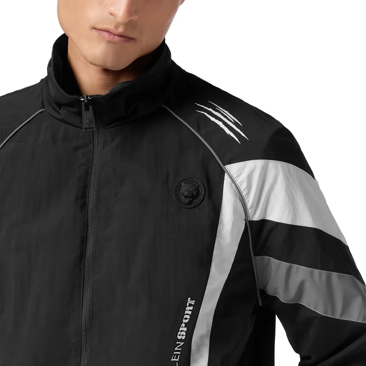 Plein Sport - Sweatjacke Scratch - Größe 3XL - schwarz