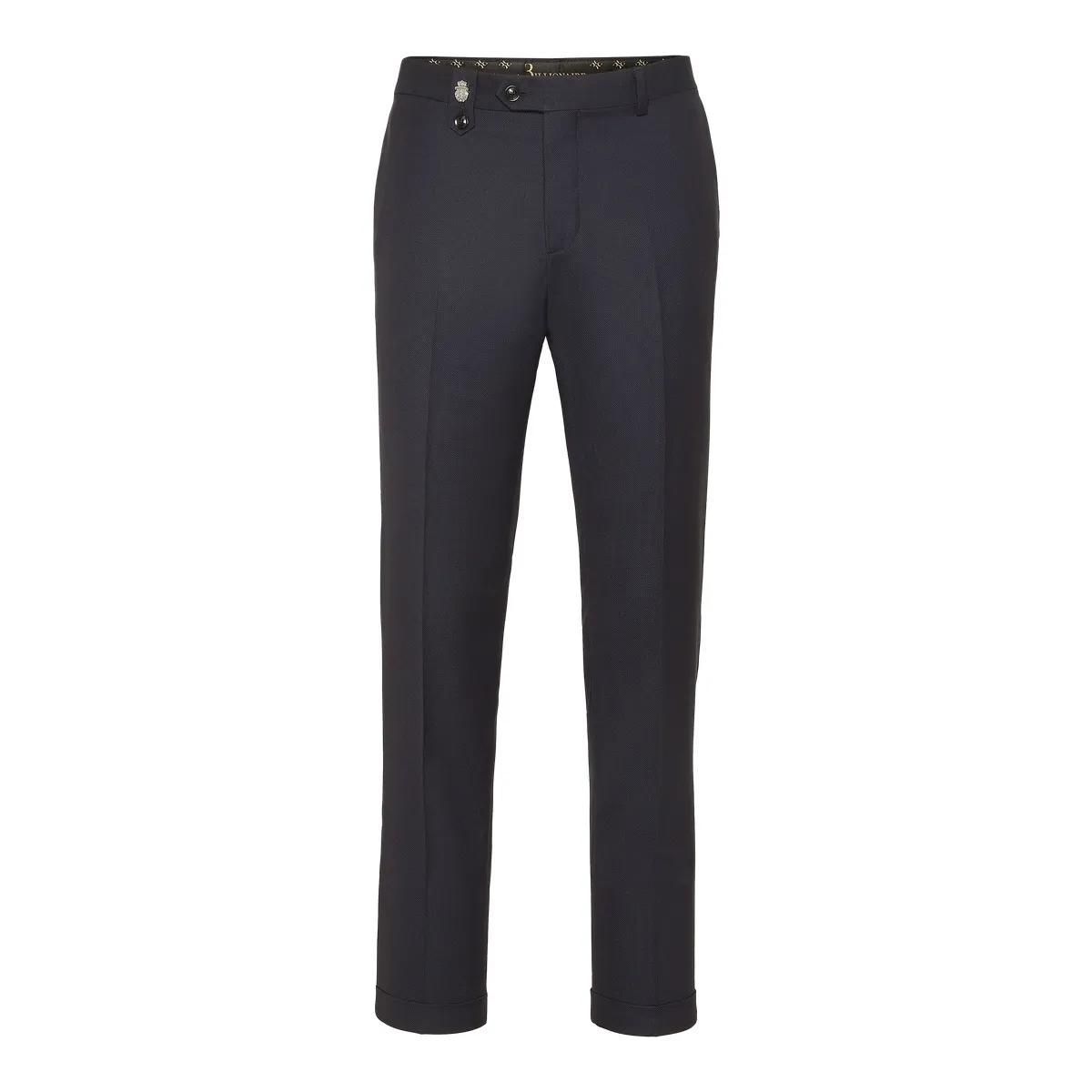 BILLIONAIRE - Lange Hose Chinos Fit - Größe 48 - blau