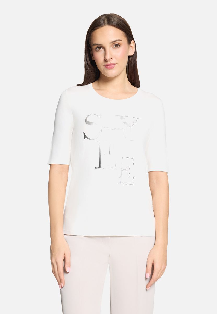 Lässiges Jersey Top mit Grafikprint