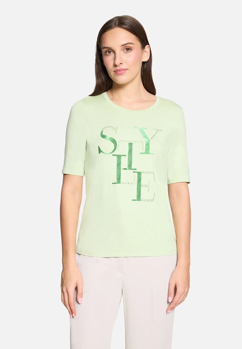 Lässiges Jersey Top mit Grafikprint