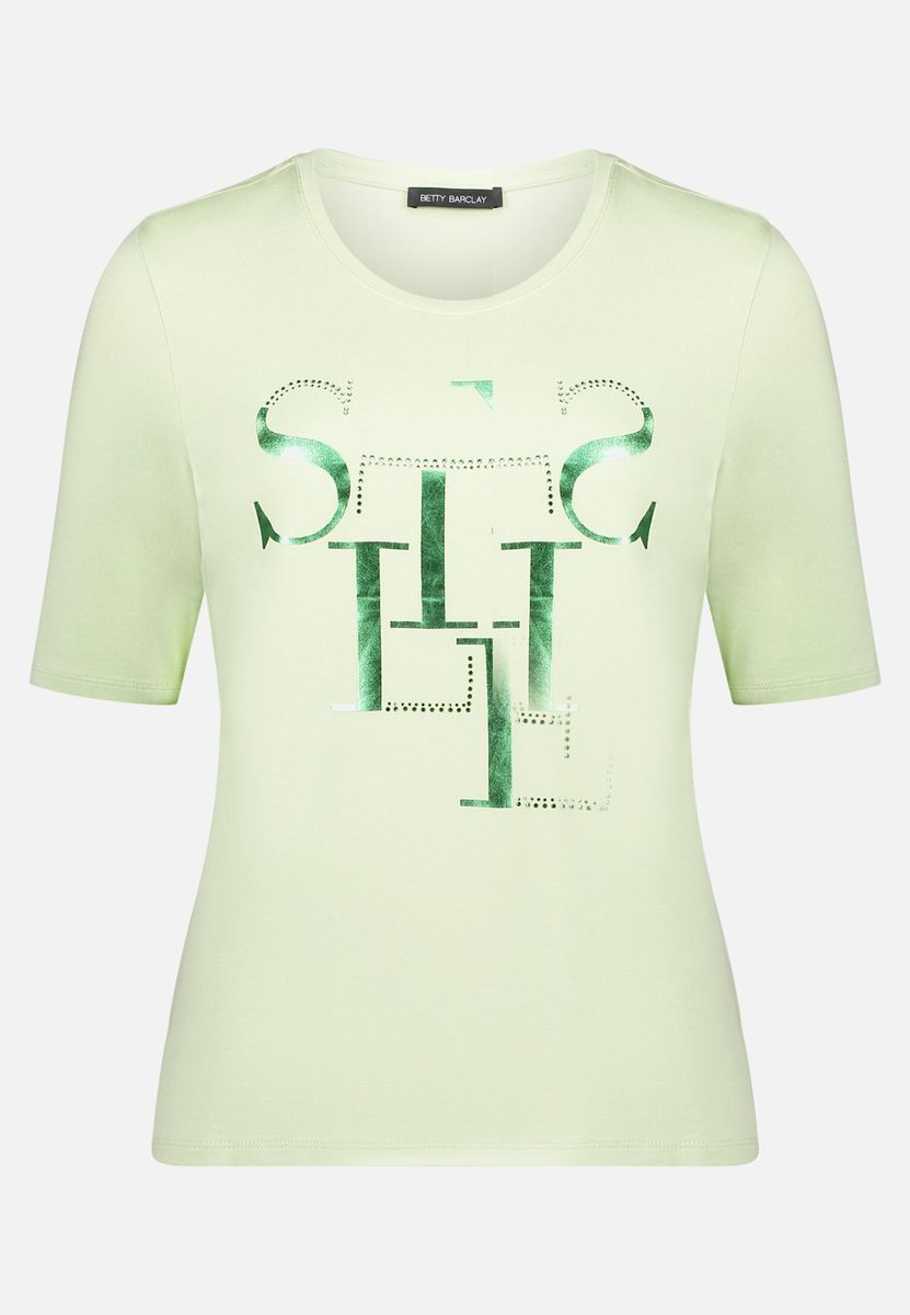 Lässiges Jersey Top mit Grafikprint