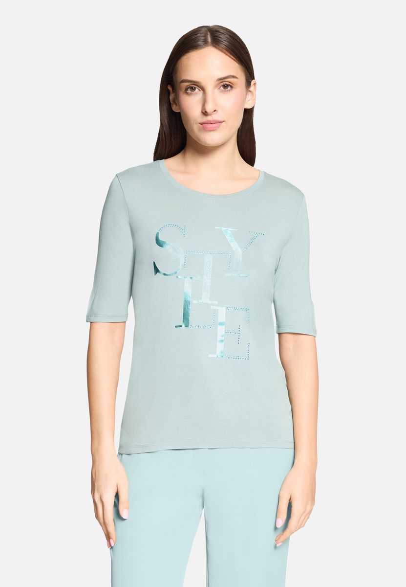 Lässiges Jersey Top mit Grafikprint