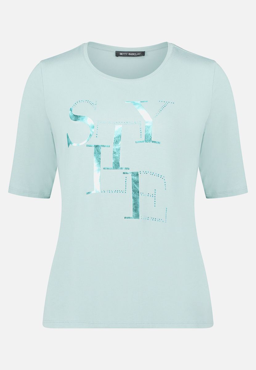 Lässiges Jersey Top mit Grafikprint