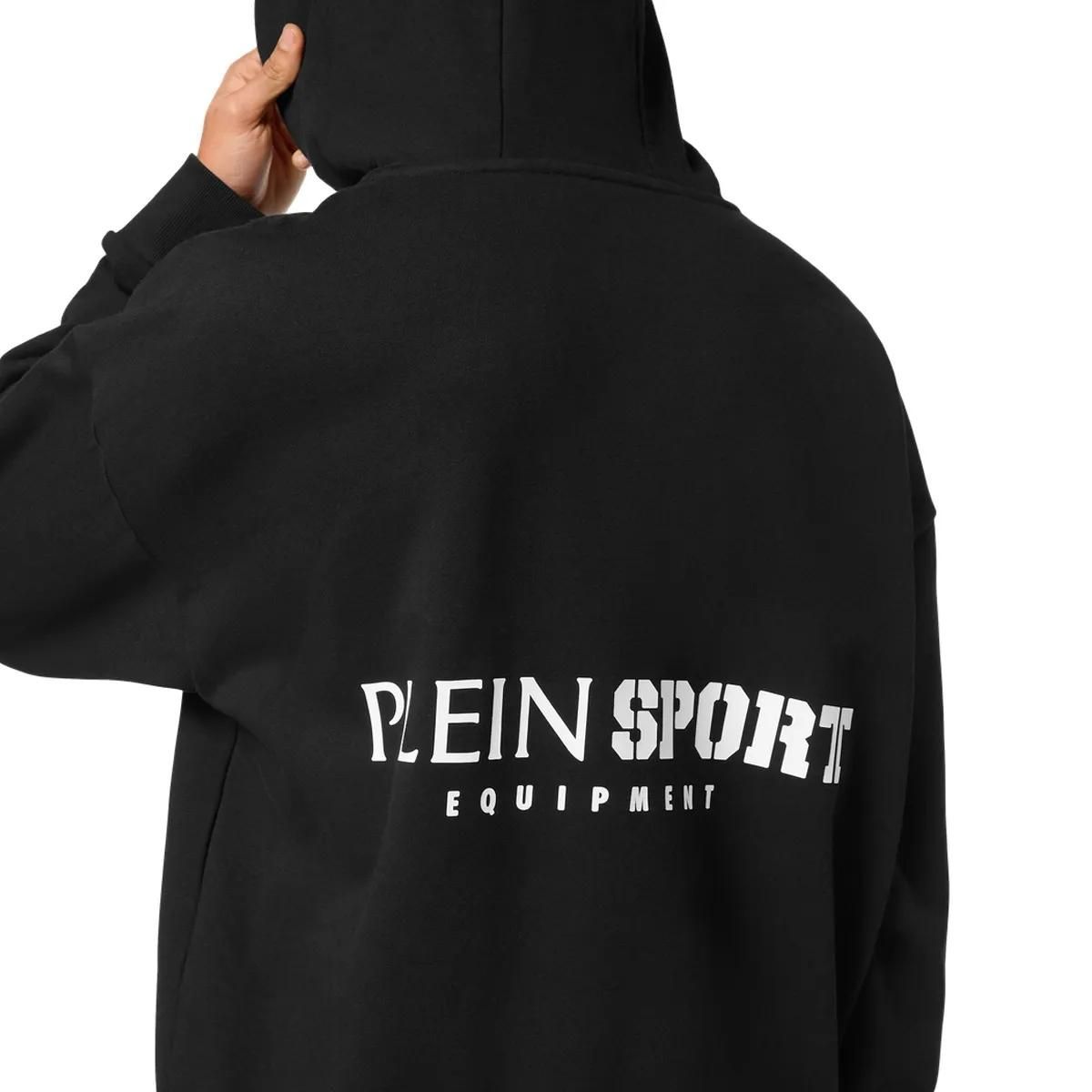 Plein Sport - Hoodie Scratch - Größe 3XL - schwarz