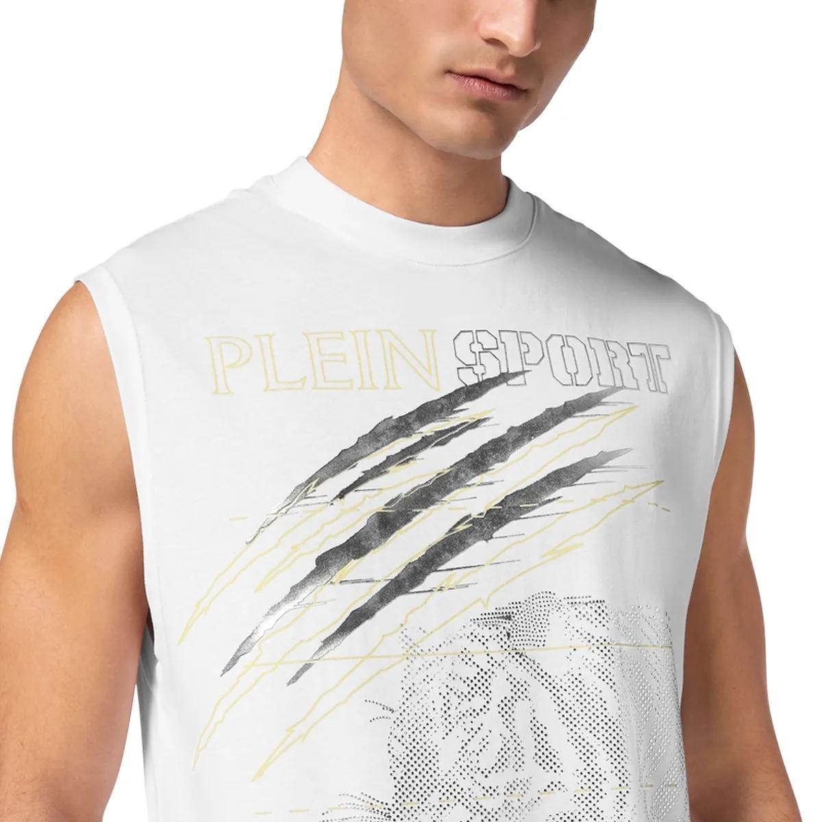 Plein Sport - Tanktop Tiger - Größe 3XL - weiß