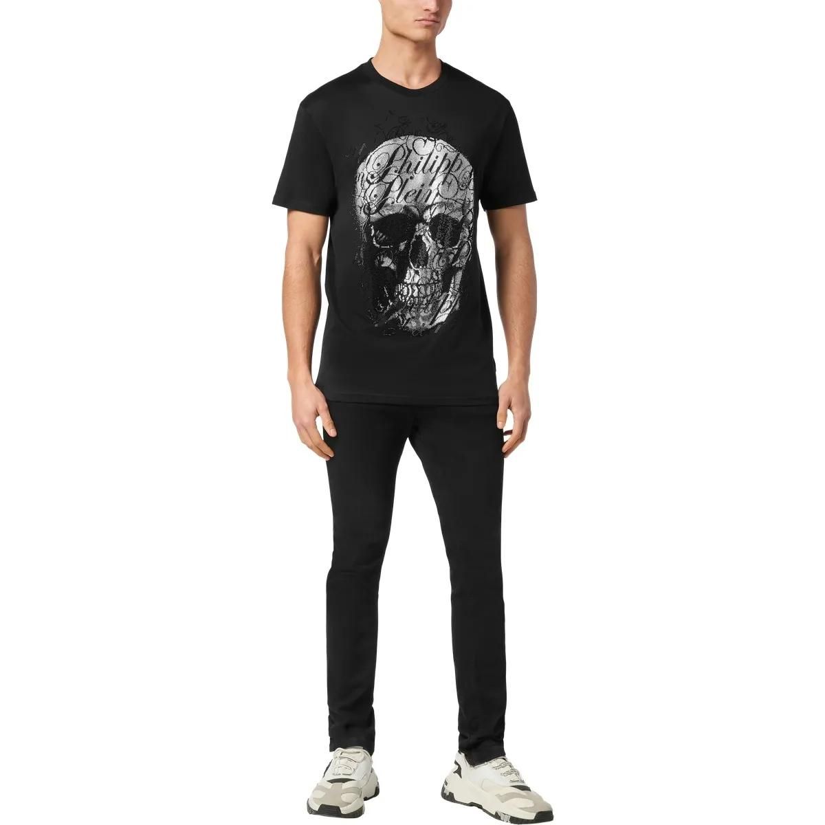 Philipp Plein - T-Shirt Skull - Größe 3XL - schwarz