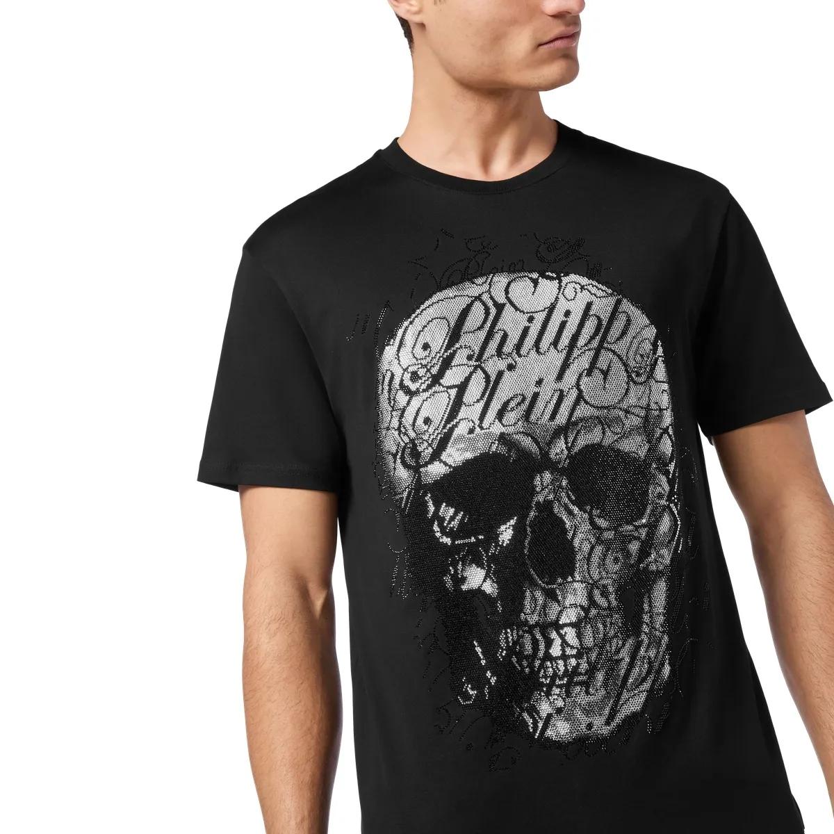 Philipp Plein - T-Shirt Skull - Größe 3XL - schwarz