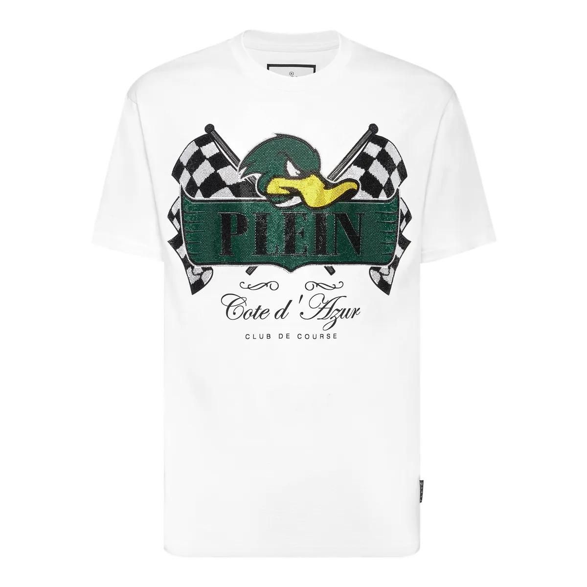 Philipp Plein - T-Shirt Duck - Größe 3XL - weiß