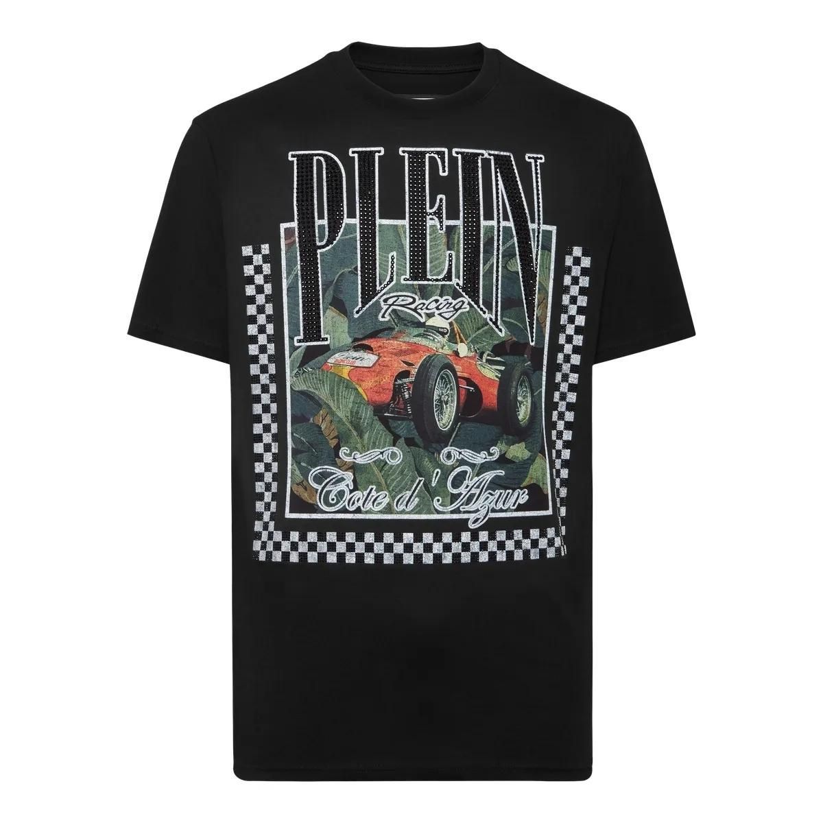 Philipp Plein - T-Shirt Racing - Größe 3XL - schwarz