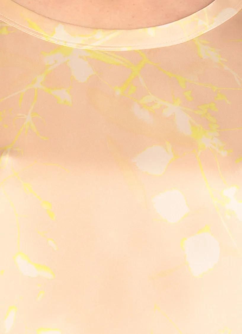 Fabiana Filippi - Sleeveless Silk Top With All-Over Contrasting Colo - Größe 42 - beige