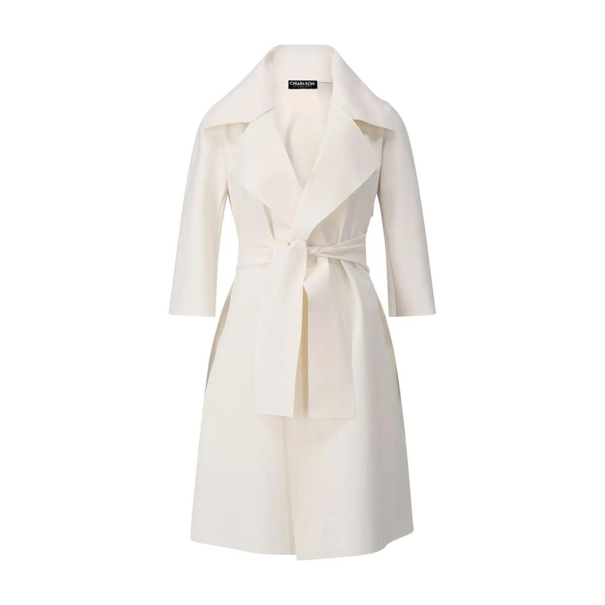 Chiara Boni - Offener Mantel Saveria - Größe L - creme