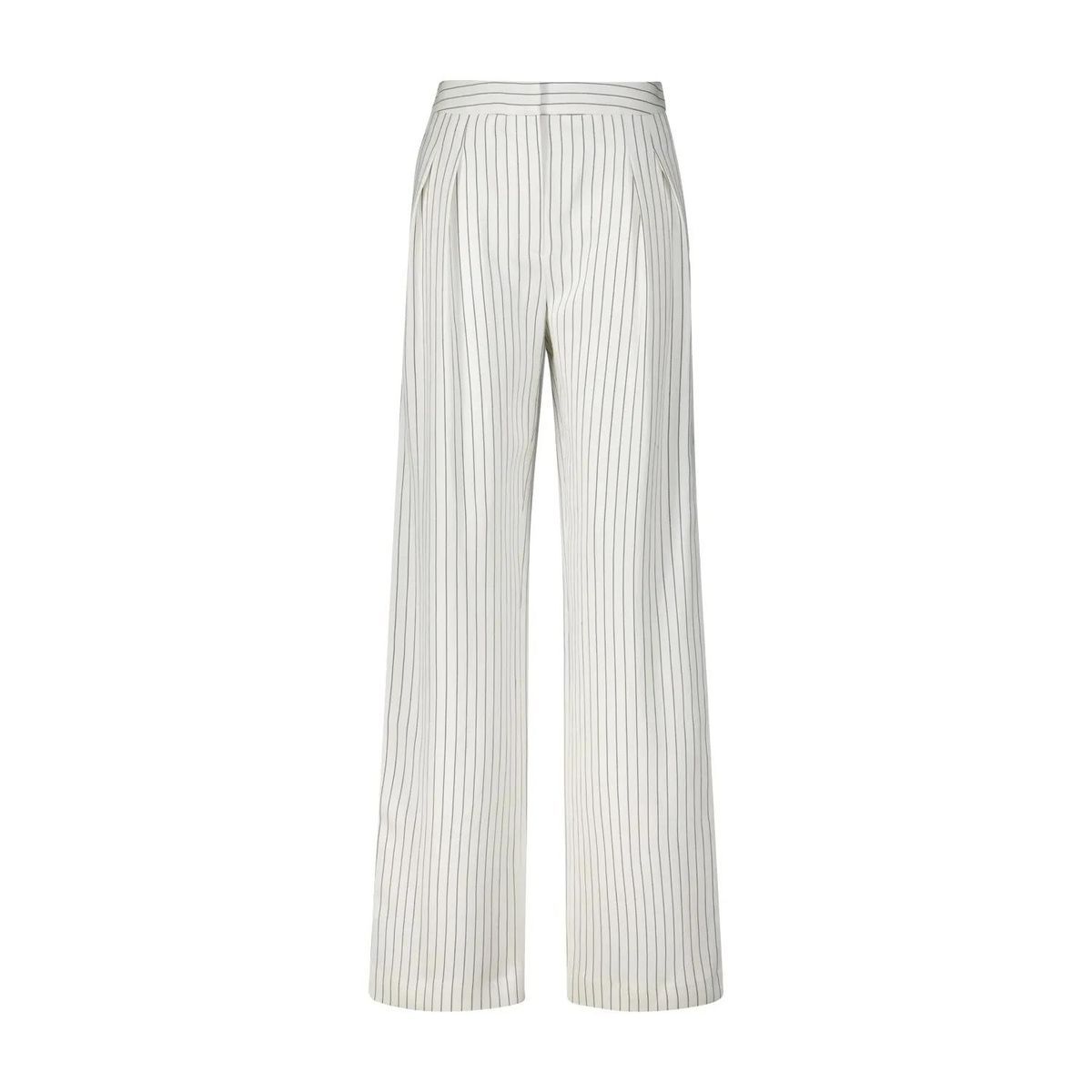 LouLou - Stoffhose Ayla mit Nadelstreifen - Größe 34 - creme