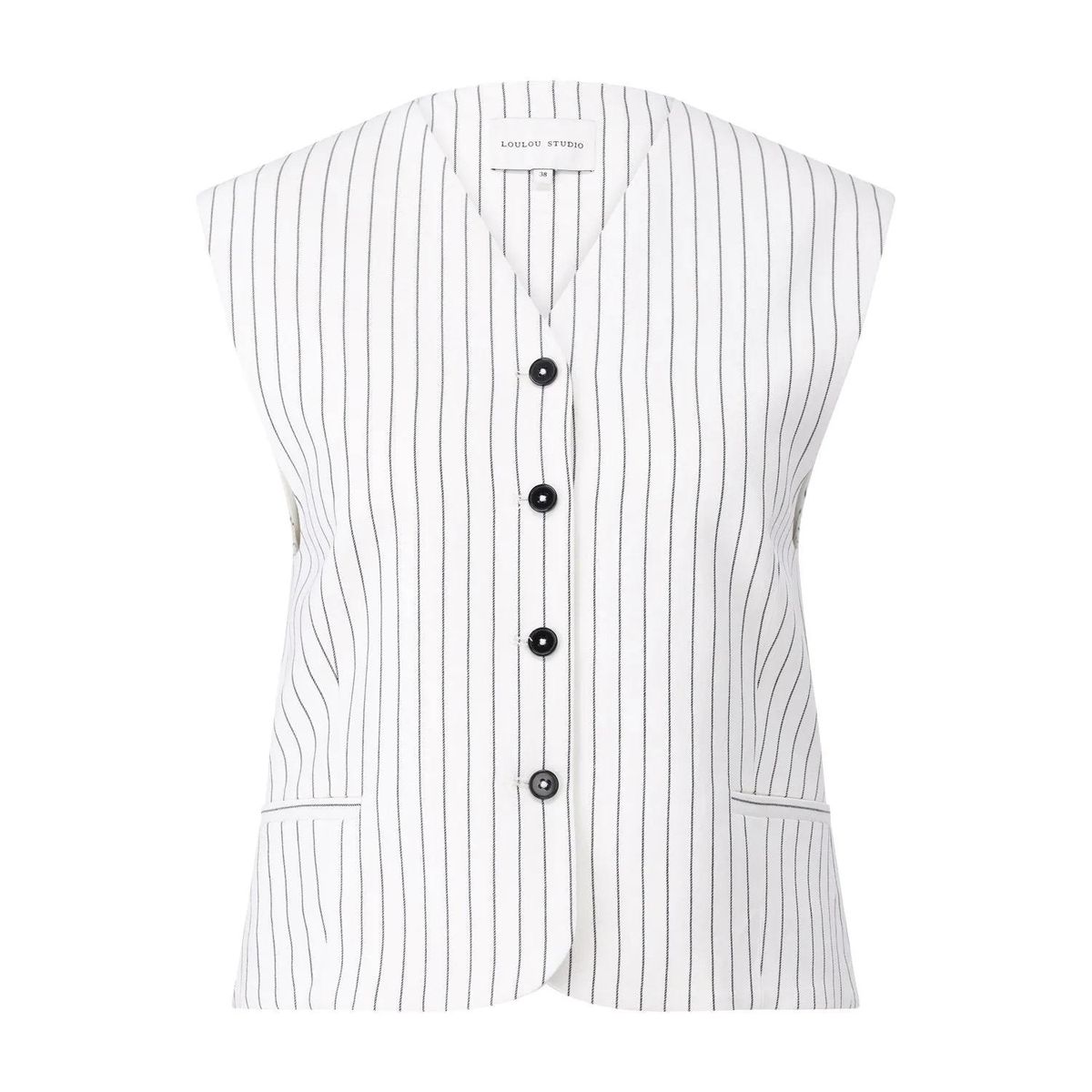 LouLou - Weste Vanua mit Nadelstreifen - Größe 34 - multi