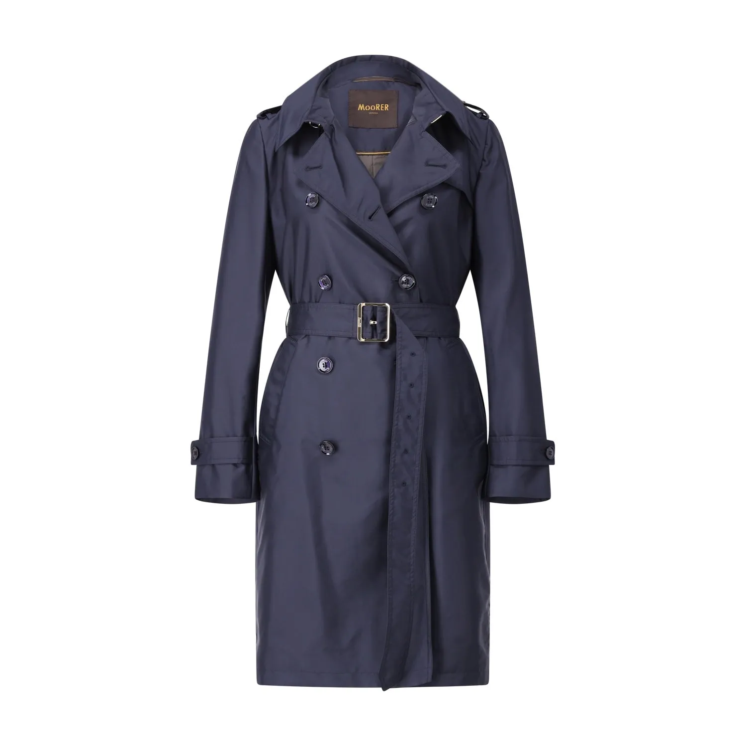 Moorer - Trenchcoat Giverny-DA6 - Größe 34 - blau