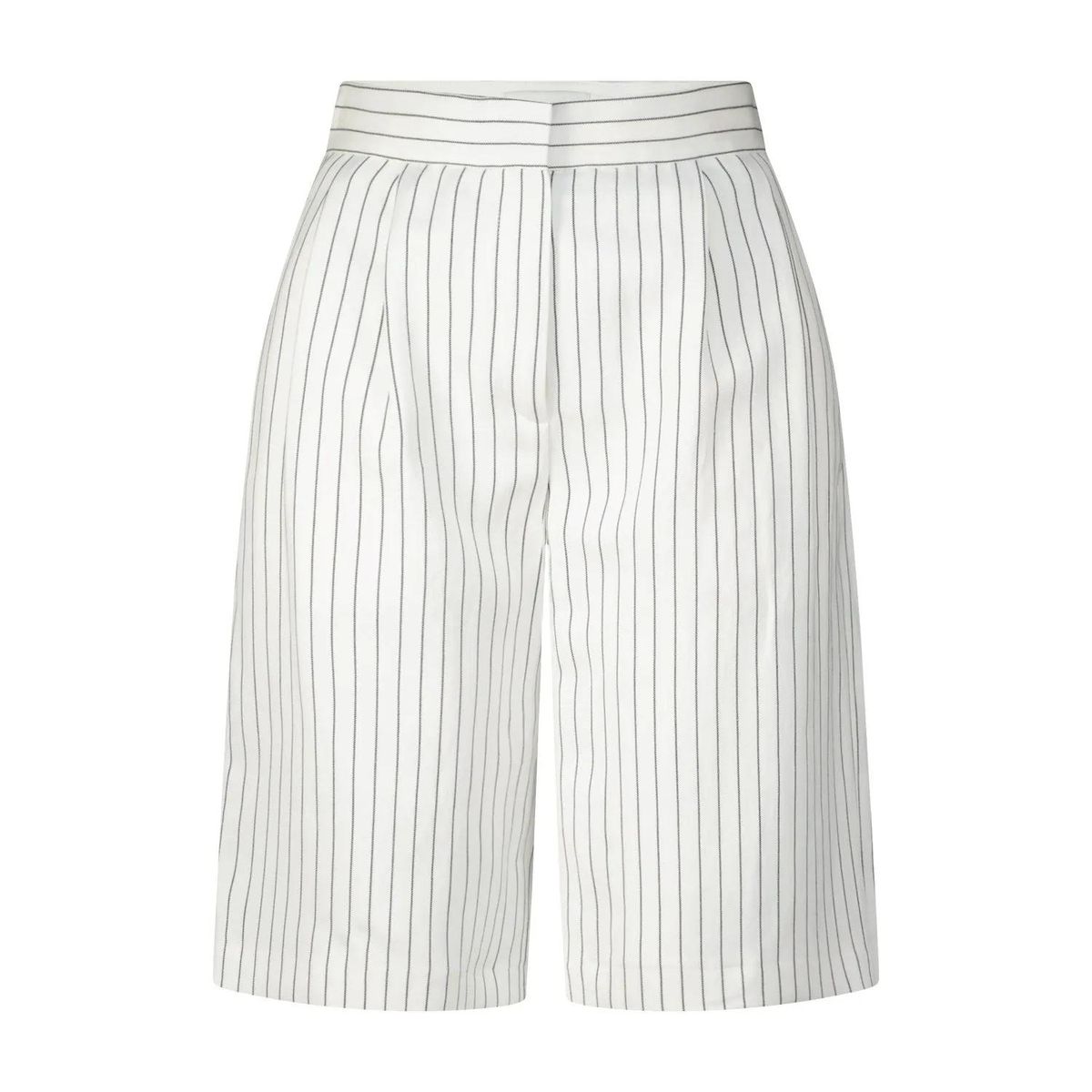 LouLou - Bermudashorts Piera mit Nadelstreifen - Größe 34 - creme