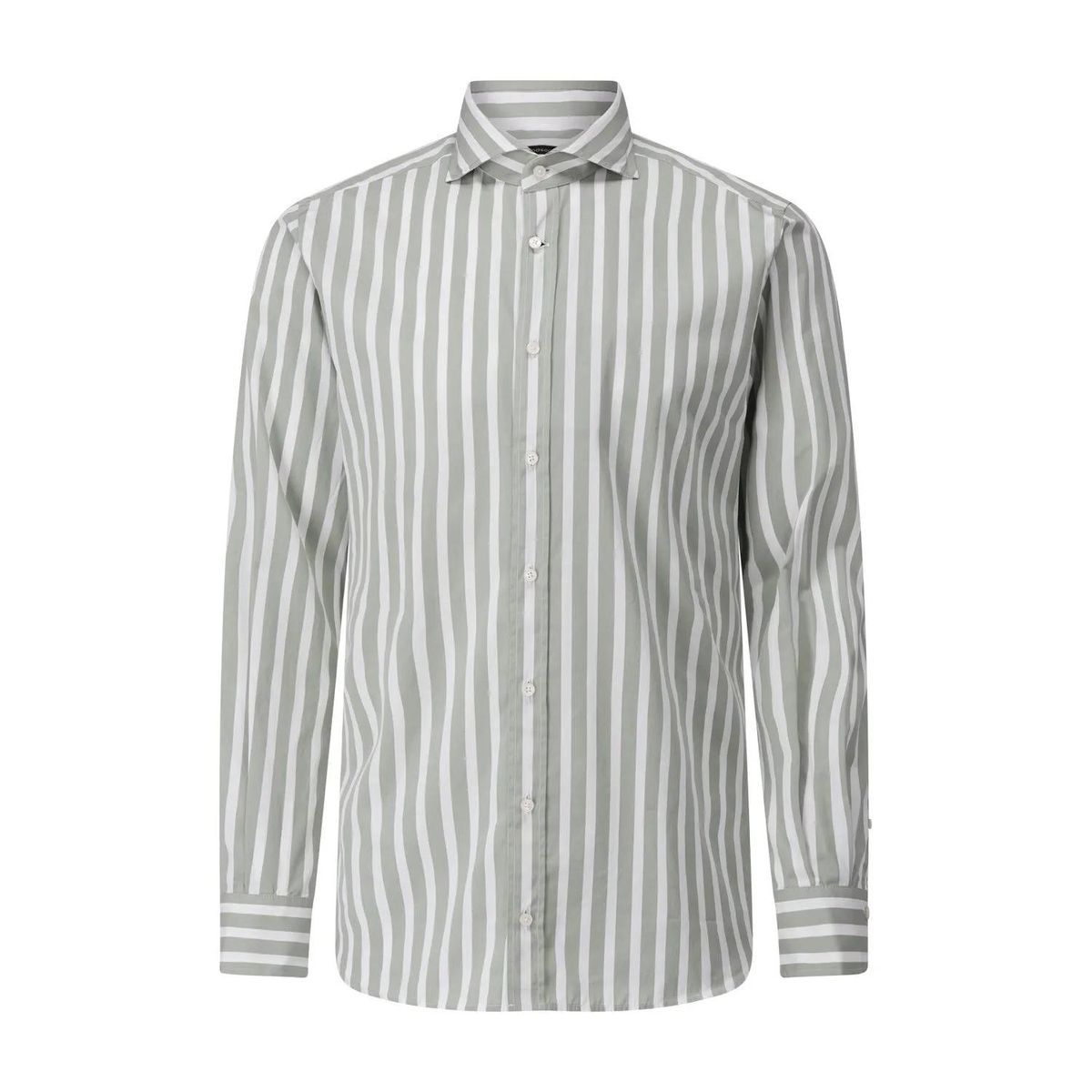 windsor. - Gestreiftes Freizeithemd - Größe 39 - grün