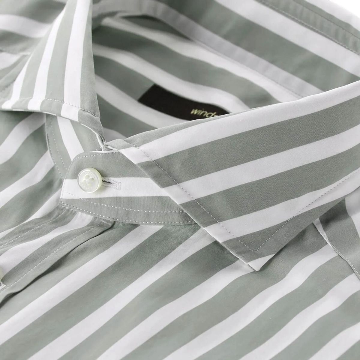 windsor. - Gestreiftes Freizeithemd - Größe 39 - grün