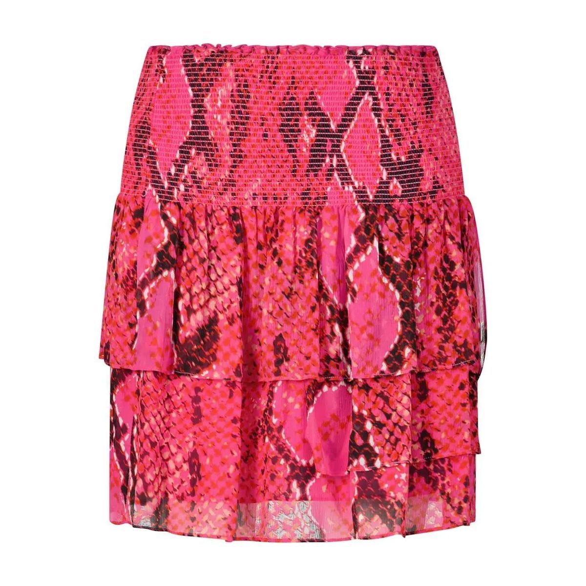 Lala Berlin - Minirock Salma mit Muster - Größe L - pink