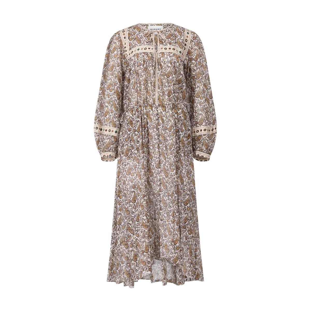 Isabel Marant - Maxikleid Greila mit Paisley-Muster - Größe 34 - creme