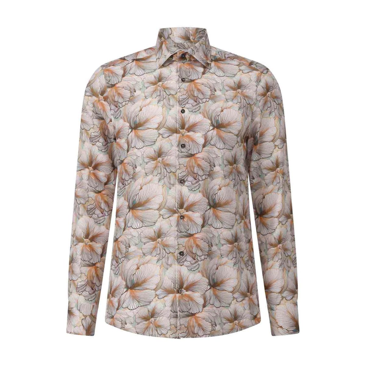 STENSTRÖMS - Slim-Fit Hemd mit Muster - Größe 39 - bunt