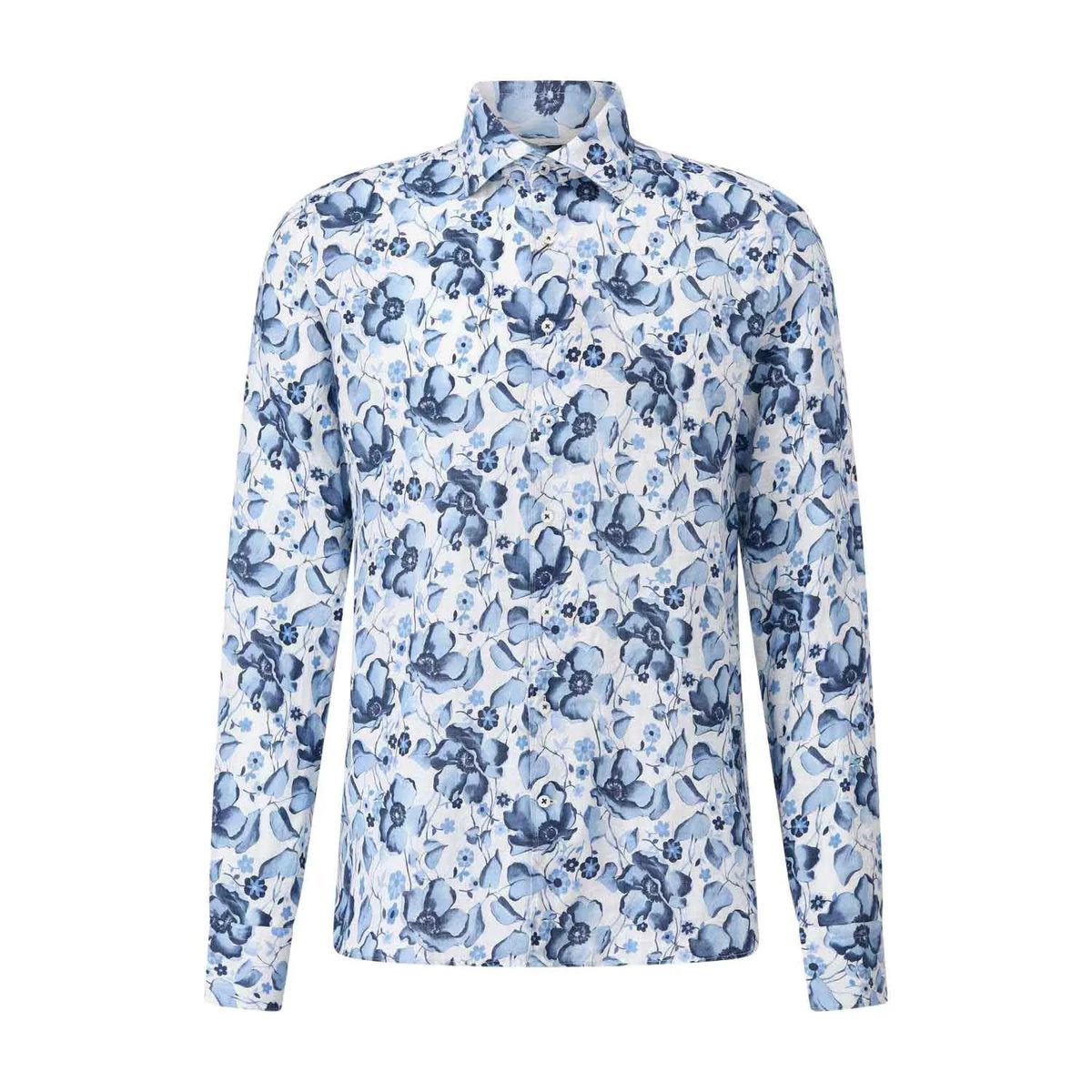 STENSTRÖMS - Slim-Fit Hemd mit Muster - Größe S - blau