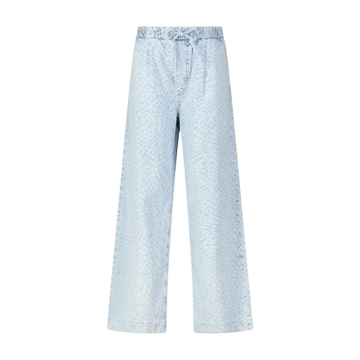 Lala Berlin - Wide-Leg Jeans Pablo mit Muster - Größe M - blau