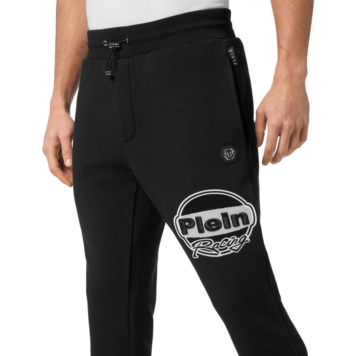 Philipp Plein - Jogginghose Racing - Größe 3XL - schwarz