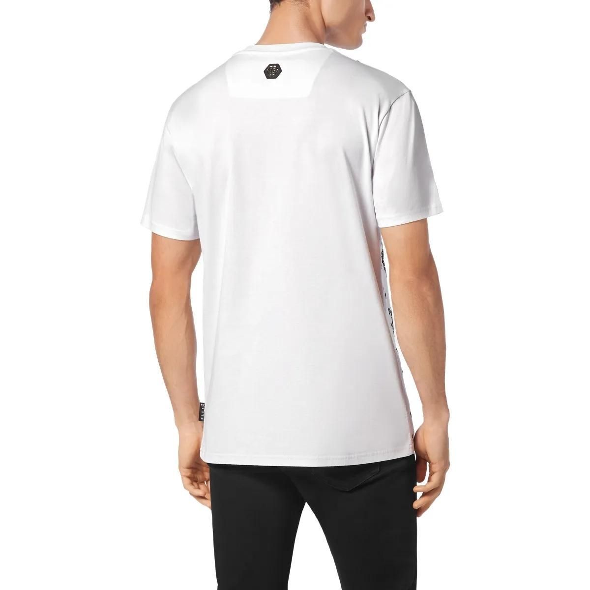 Philipp Plein - T-Shirt Skull&Bones - Größe 3XL - weiß