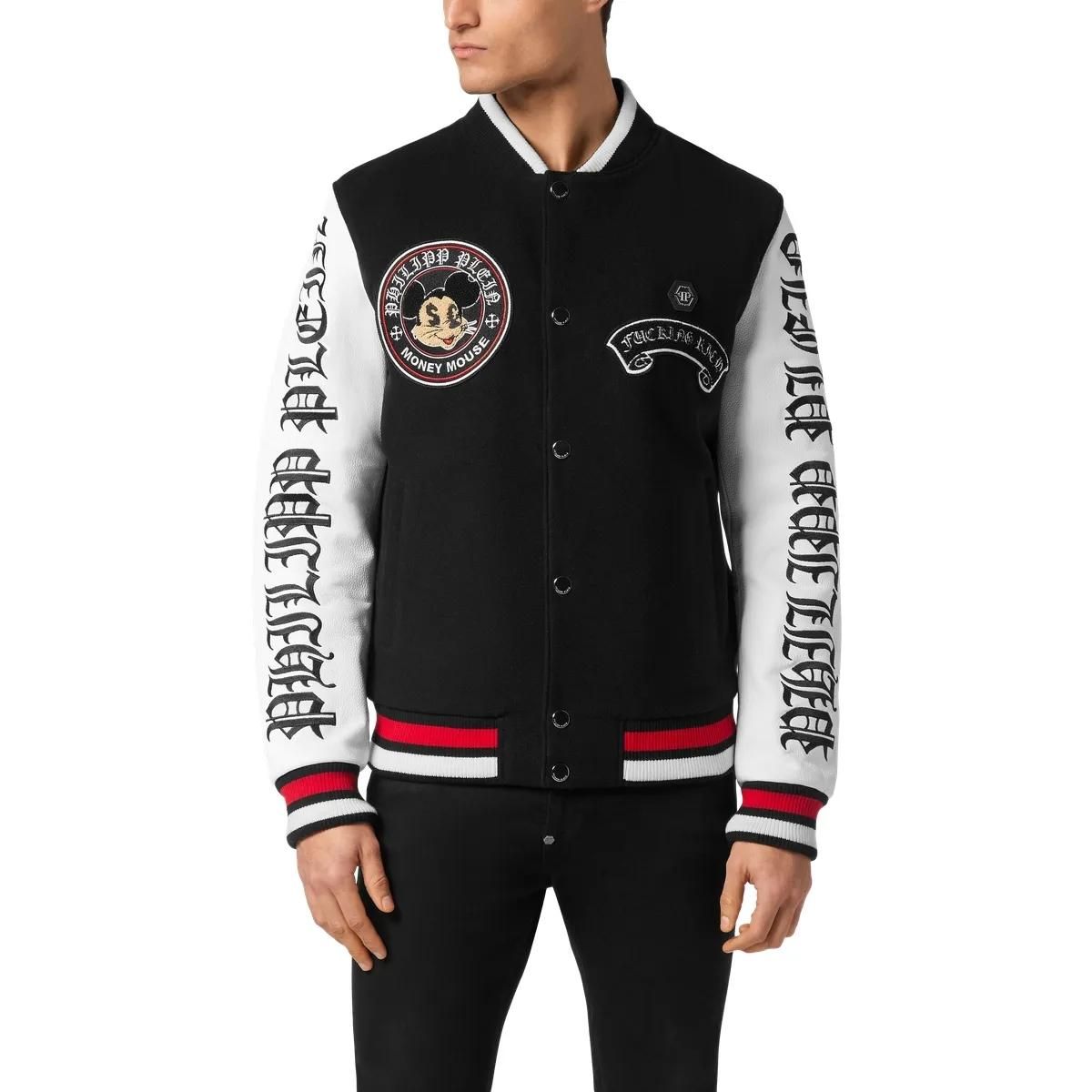 Philipp Plein - Bomberjacke - Größe 4XL - schwarz