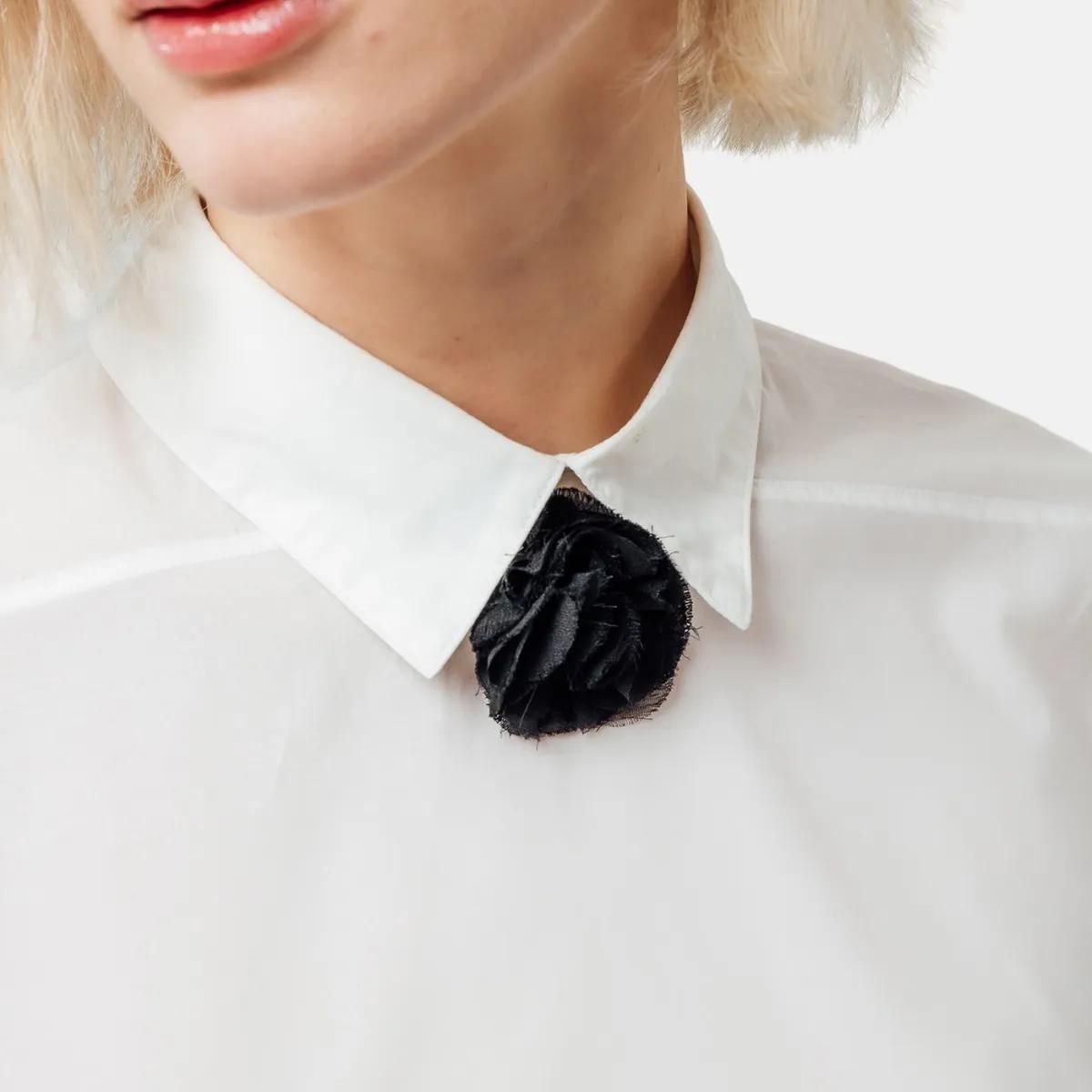 Helene Galwas - Bluse aus Baumwolle FAYRE - Größe M - weiß