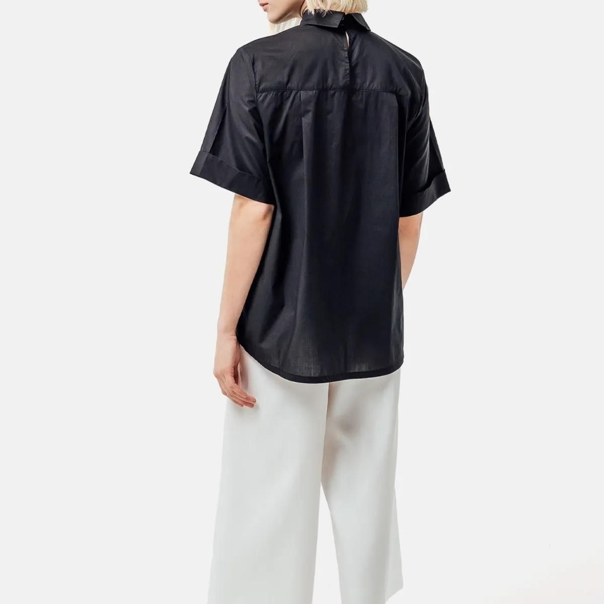 Helene Galwas - Bluse aus Baumwolle FAYRE - Größe M - schwarz