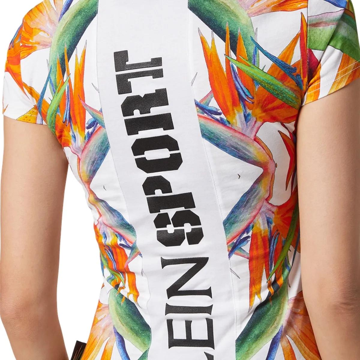 Plein Sport - T-Shirt - Größe M - weiß