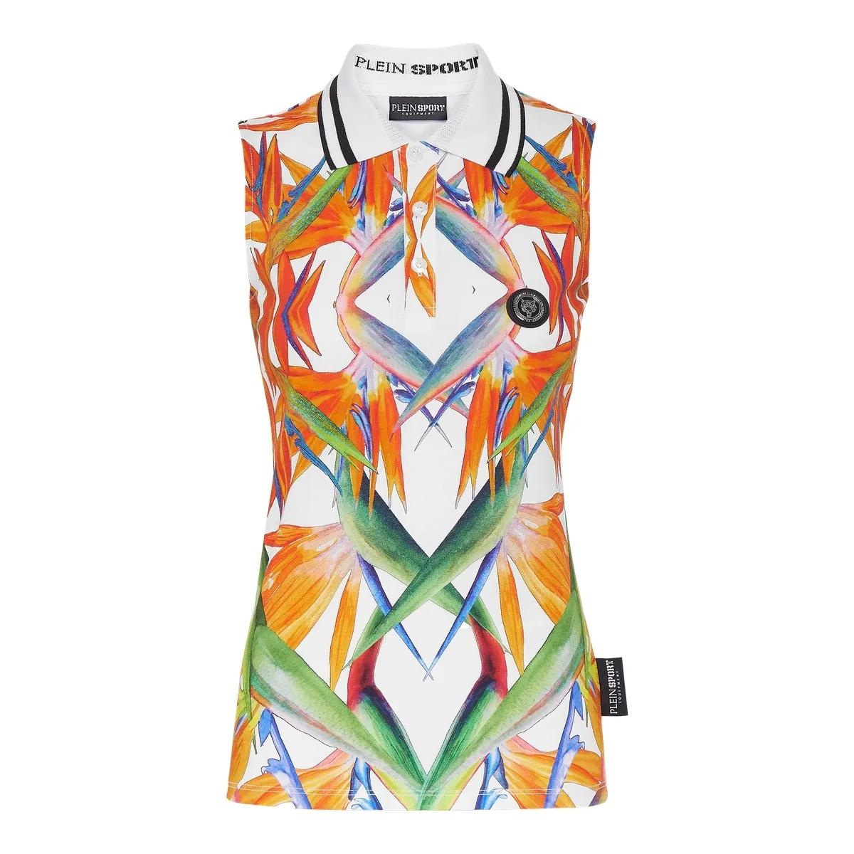 Plein Sport - Poloshirt - Größe L - weiß