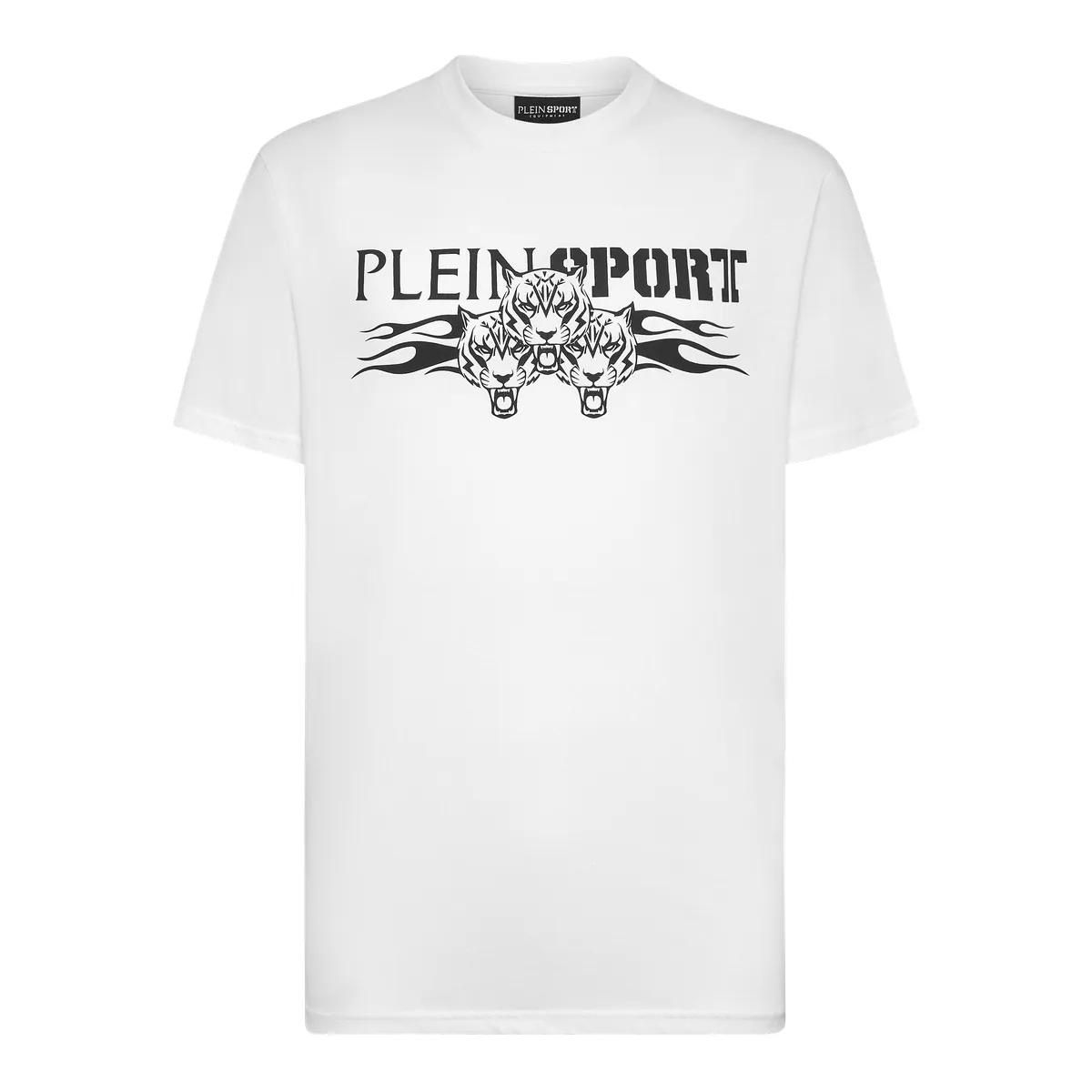 Plein Sport - T-Shirt Tiger - Größe 3XL - weiß