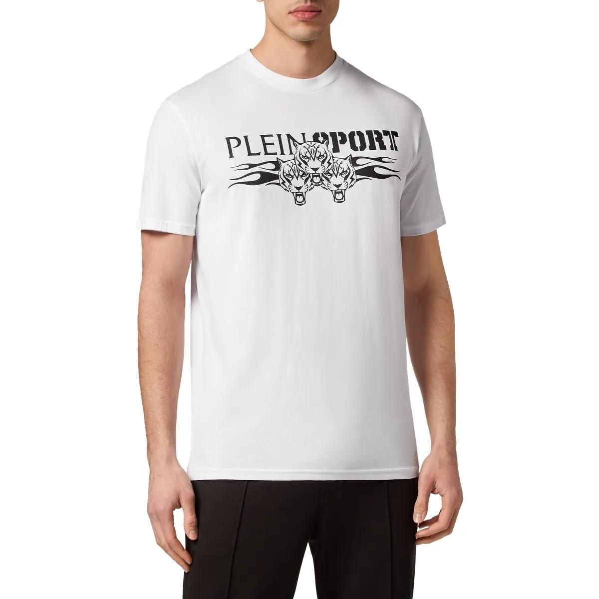 Plein Sport - T-Shirt Tiger - Größe 3XL - weiß