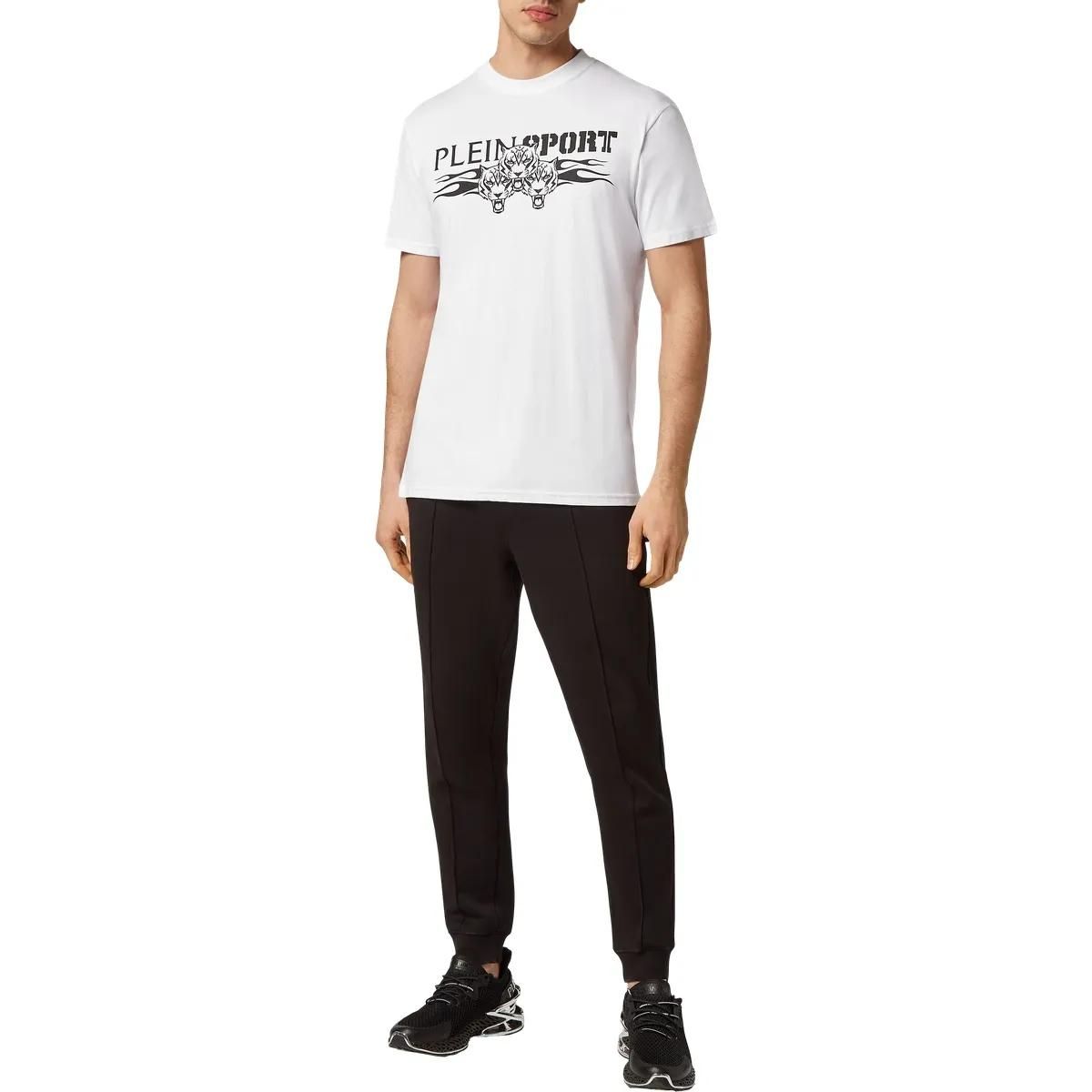 Plein Sport - T-Shirt Tiger - Größe 3XL - weiß