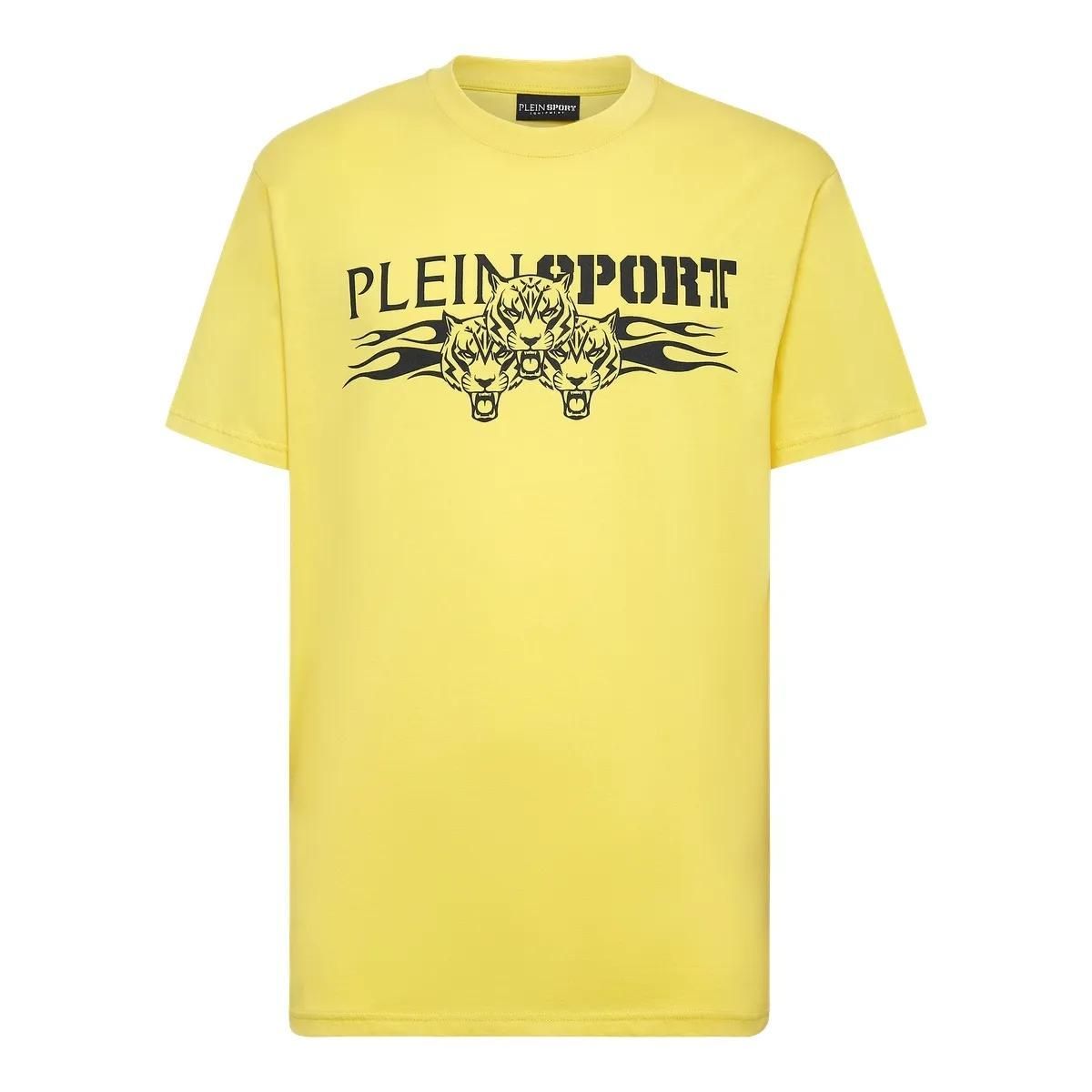 Plein Sport - T-Shirt Tiger - Größe 3XL - gelb