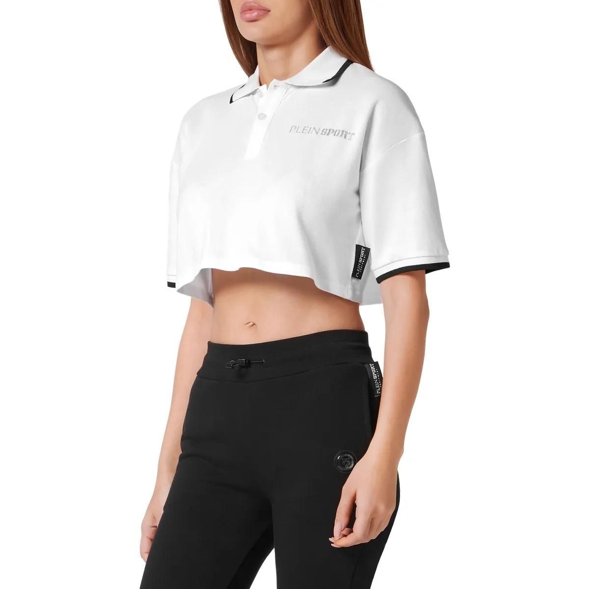 Plein Sport - Poloshirt - Größe M - weiß