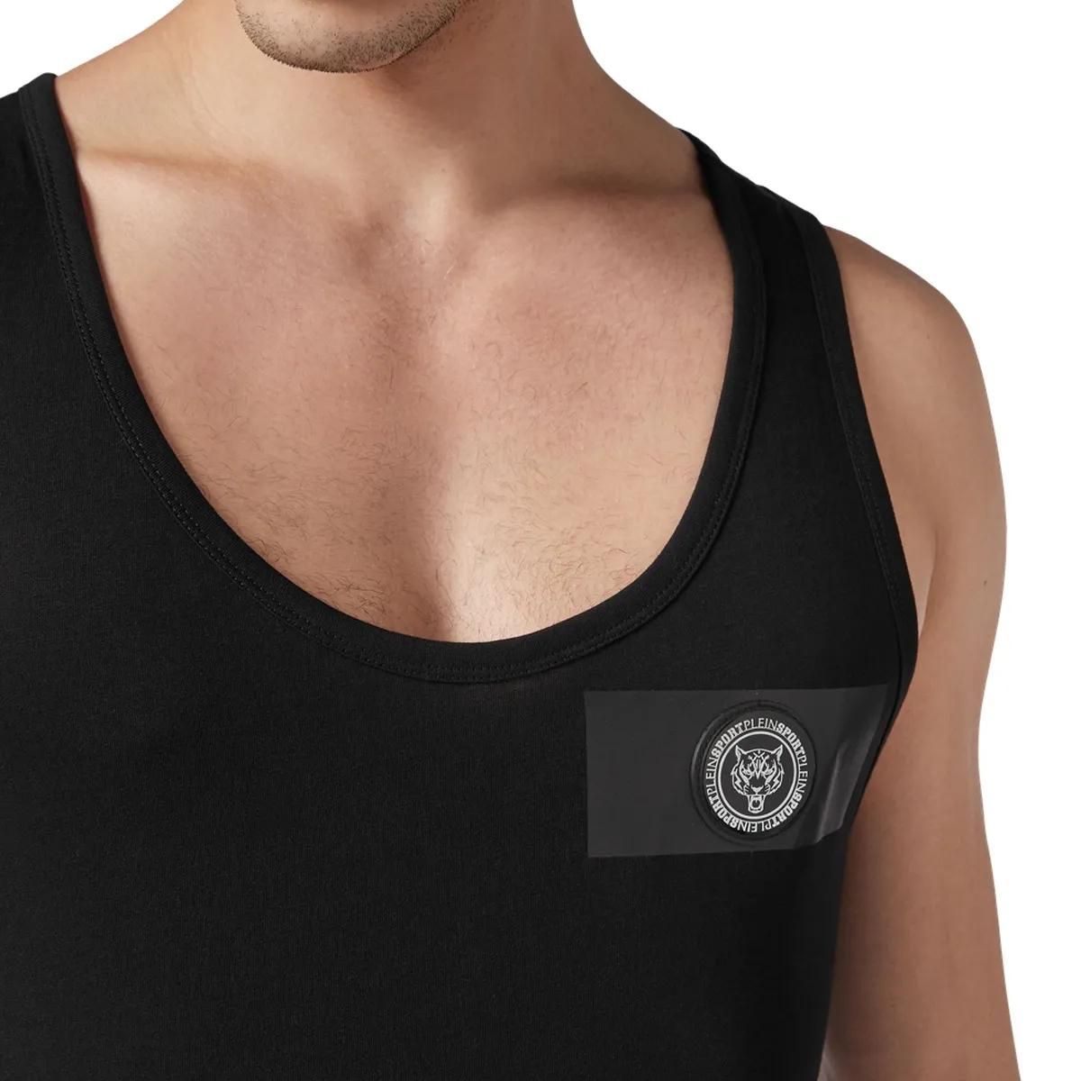 Plein Sport - Tanktop - Größe XL - schwarz