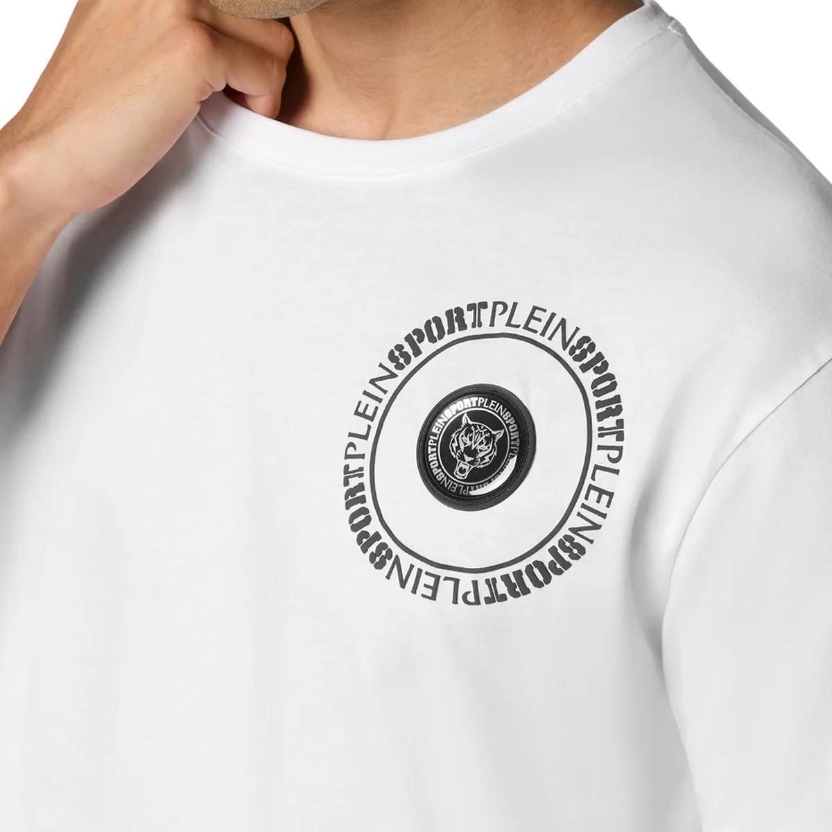 Plein Sport - T-Shirt Carbon Tiger - Größe 3XL - weiß