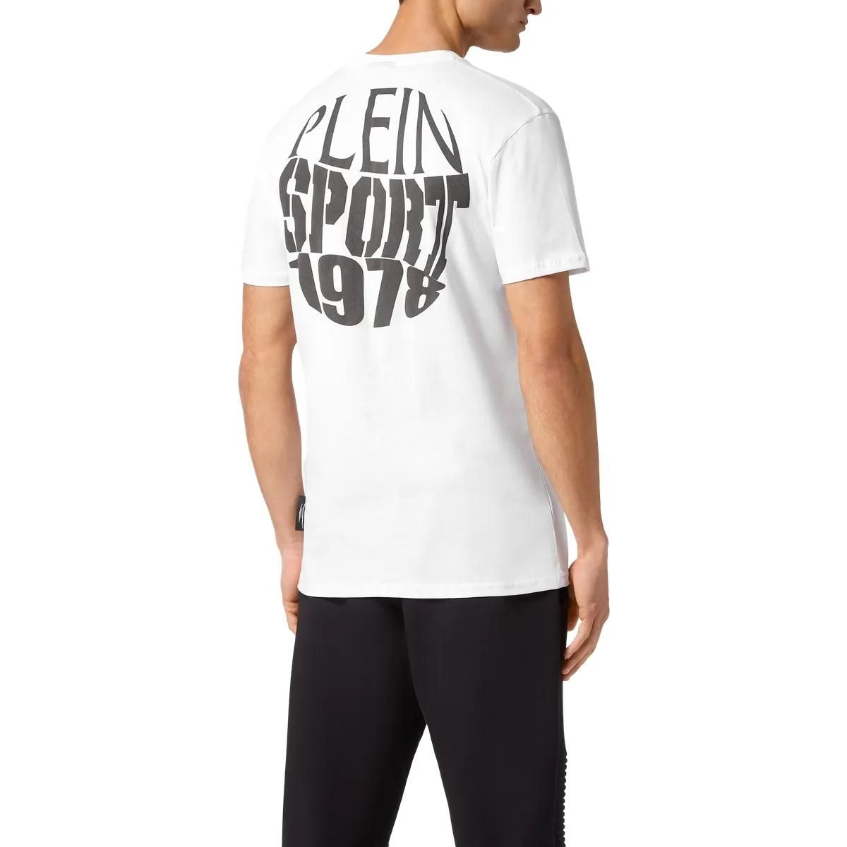 Plein Sport - T-Shirt - Größe 4XL - weiß