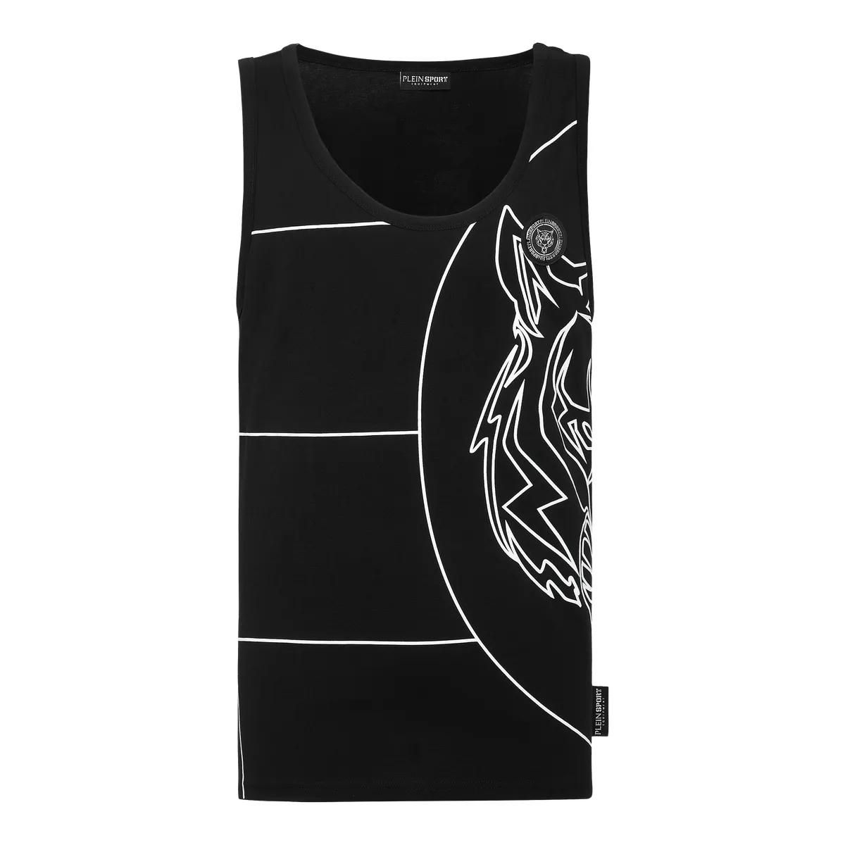 Plein Sport - Tanktop Tiger - Größe 3XL - schwarz