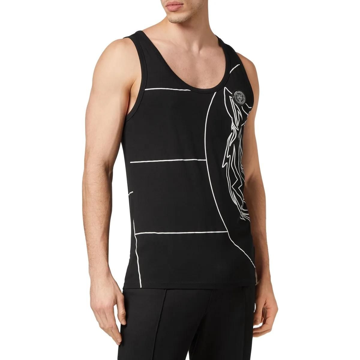 Plein Sport - Tanktop Tiger - Größe 3XL - schwarz