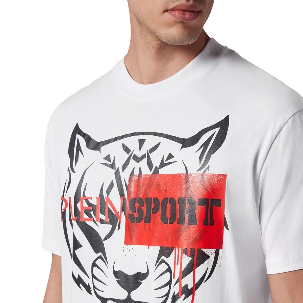 Plein Sport - T-Shirt - Größe 3XL - weiß