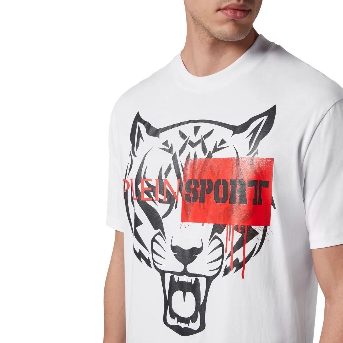 Plein Sport - T-Shirt - Größe 3XL - weiß