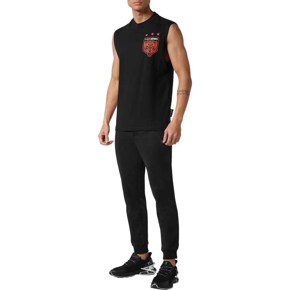 Plein Sport - T-Shirt Tiger - Größe L - schwarz