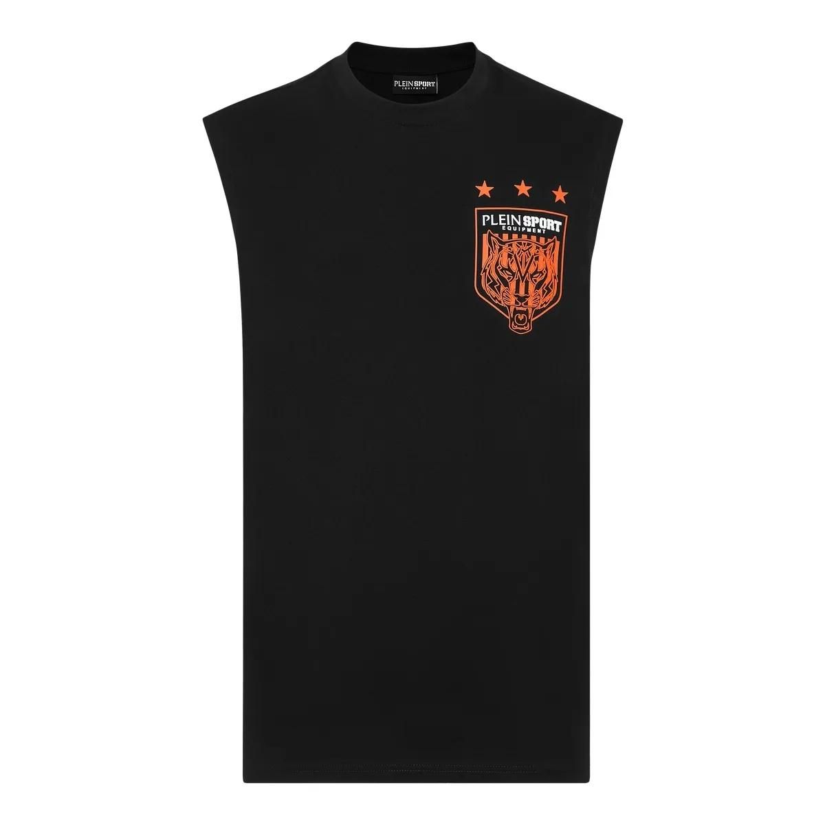Plein Sport - T-Shirt Tiger - Größe L - schwarz