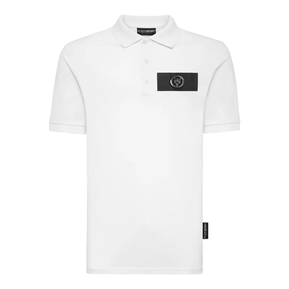 Plein Sport - Poloshirt Scratch - Größe 3XL - weiß