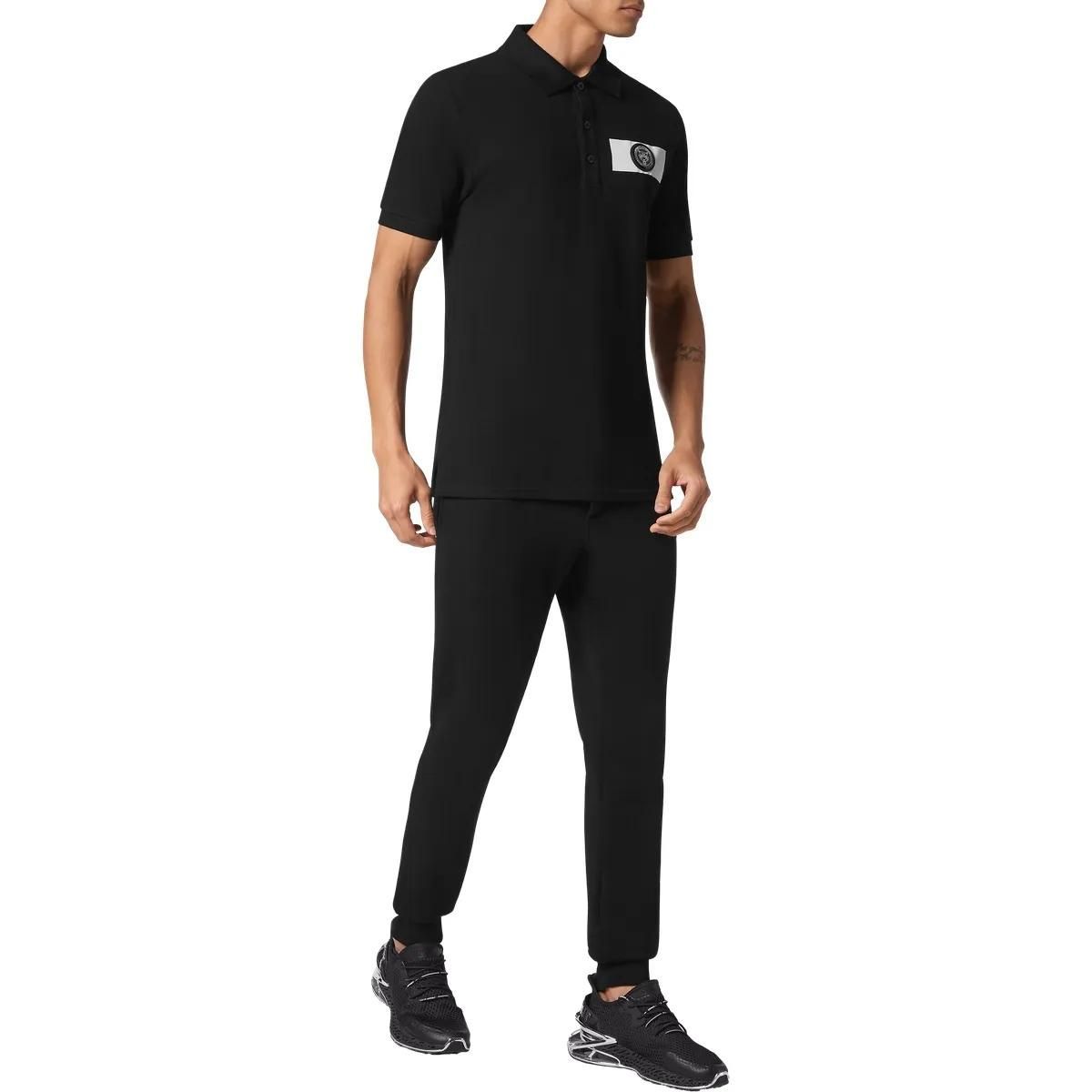 Plein Sport - Poloshirt Scratch - Größe 3XL - schwarz