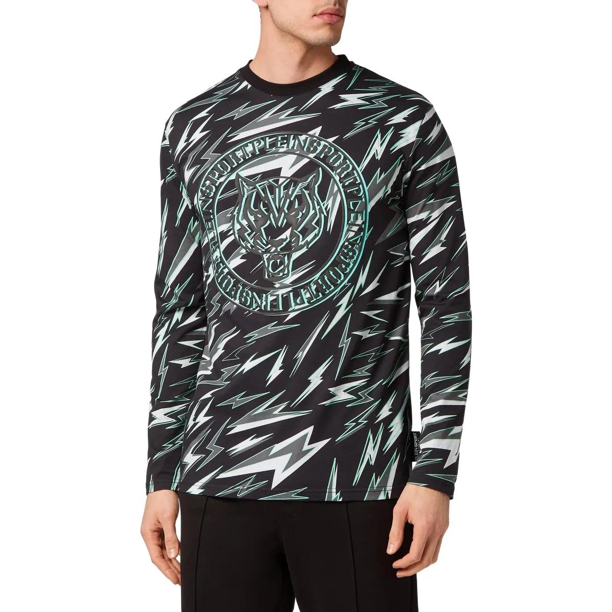 Plein Sport - T-Shirt Tiger - Größe M - schwarz